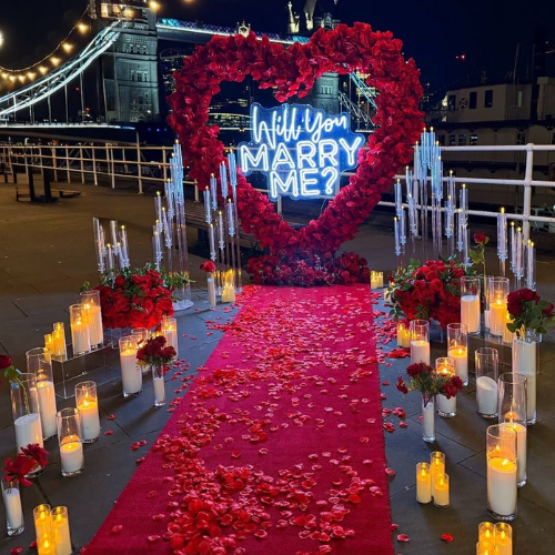 will you marry me decoration