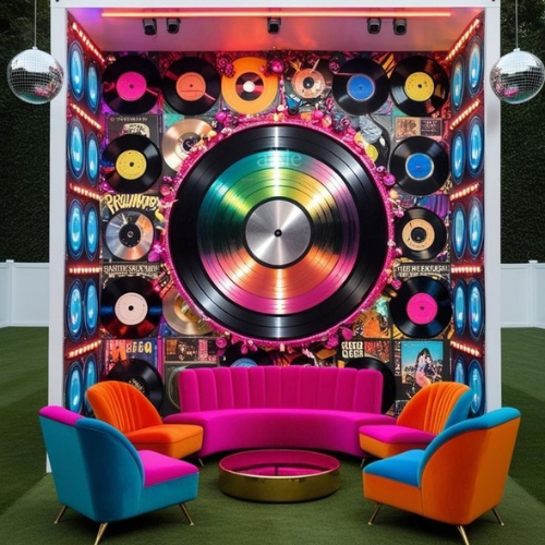 disco theme party decoration in chandigarh and mohali