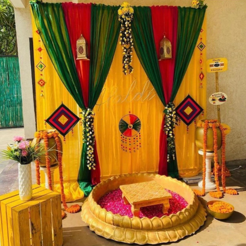 haldi decoration