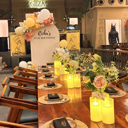 birthday decoration at cafe by celvi best event organisers in chandigarh