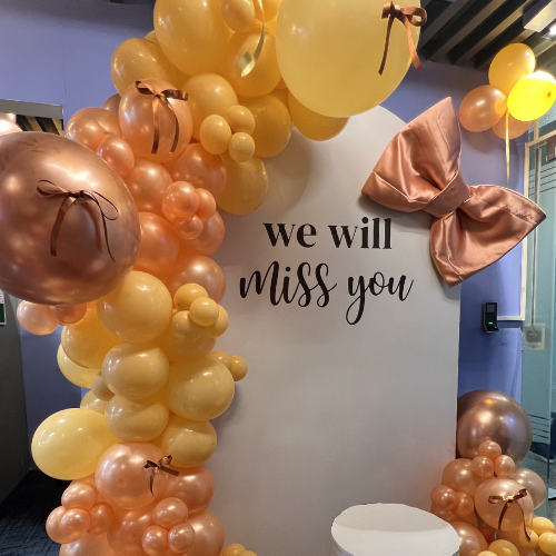 we will miss you retirement decoration by celvi